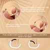 PATISORNA 3Pairs Gold Hoop Earrings Set for Women Chunky Gold