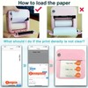 Portable Mini Printer, 1 Count USB Rechargeable Bluetooth-compatible Thermal Printer