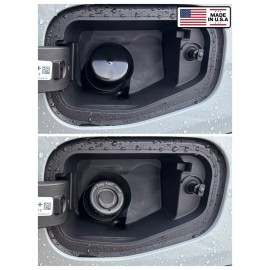 Unbranded Ford gas cap dust dirt & water cover 2021-2025 Ford F-150, EZ fuel filler cover