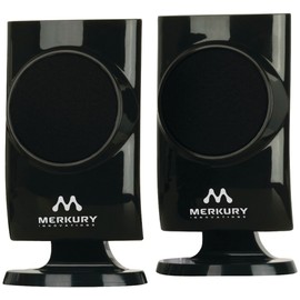 MERKURY MEYMSPW410 3.5 mm Universal Stereo Speakers - Retail Packaging - Black