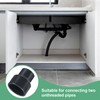 M METERXITY 1-Pack UPVC Reducer Pipe Fitting, 2" x1-1/4 Reducing