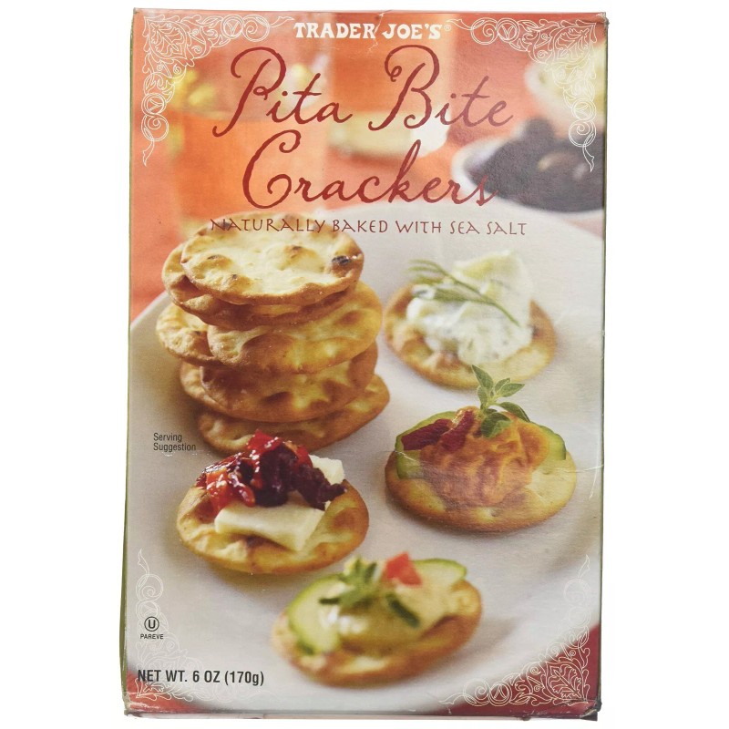 Trader Joe's 2 Packs Trader Joe's Pita Bite Crackers Naturally