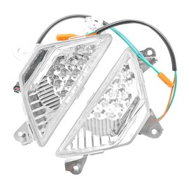 iTobest Motorcycle Front LED Turn Signal Light Lamp fits for KAWASAKI NINJA250 NINJA300 2013-2016, NINJA 400 2018-2021, NINJA 650 2018-2022, NINJA 1000 2017-2021, ZX-6R 2013-2021 (Clear)