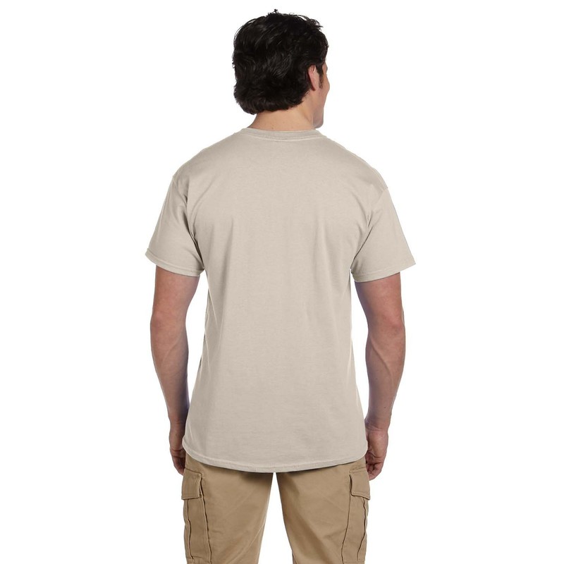 Gildan Blank T-Shirt - Unisex Style 5000 Adult Sand Medium