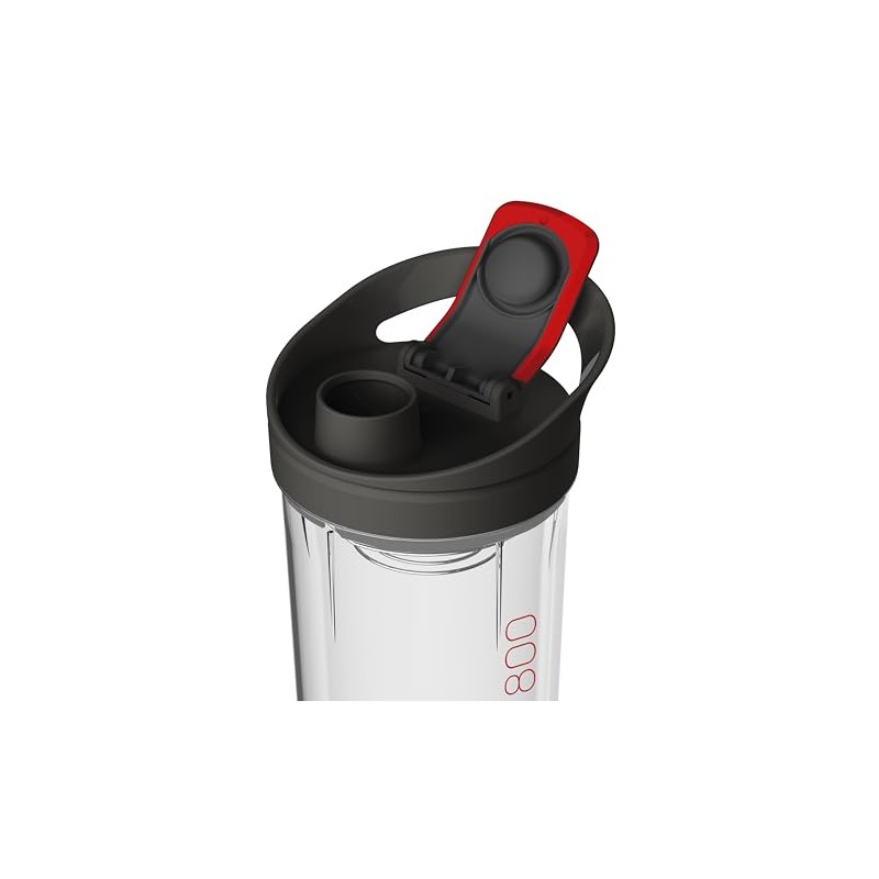 ROCKITZ Protein Shaker 800ml - leichte Reinigung + Protein Mischfeder