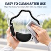 Transparent Mouth Mask for Cycling and Outdoor Wear – Clear