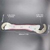 Adjustable Multi Function Stainless Steel Wrench Quick Snap Grip Wrench