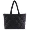 Makukke Puffer Tote Bag Aesthetic Quilted Bag Women's Shoulder Bag