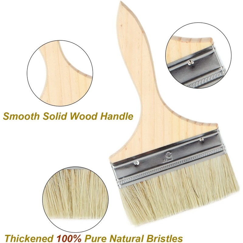 Utoolmart 5" Width Paint Brush Painting Drawing Oil Glues Faux