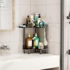 HapiRm Corner Shower Caddy Standing - 2 Tier Shower Organizer