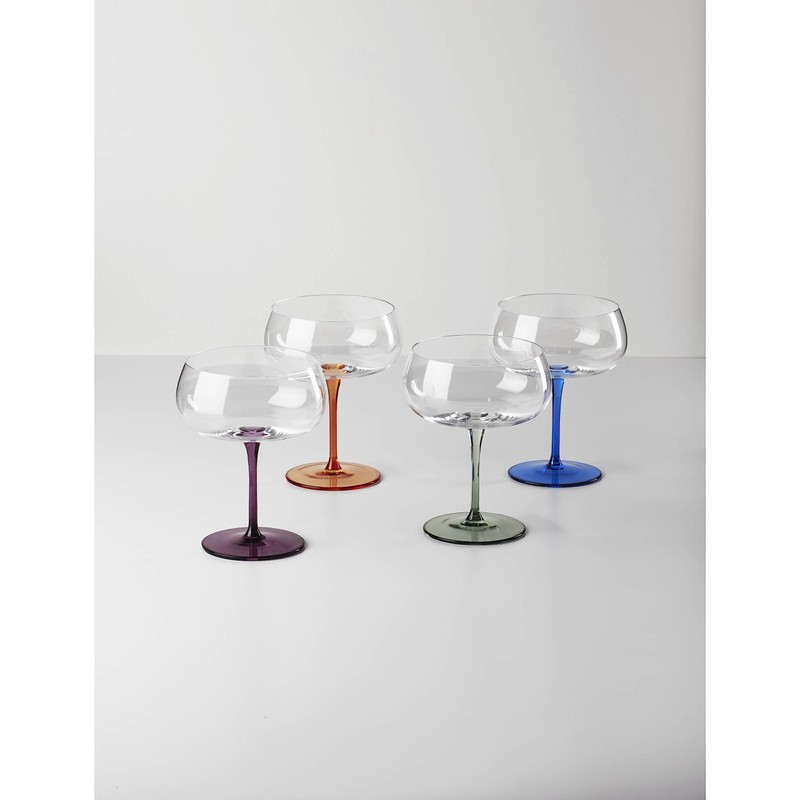 Oneida Bottoms Up Cocktail Glasses, Set of 4, 4 Count,