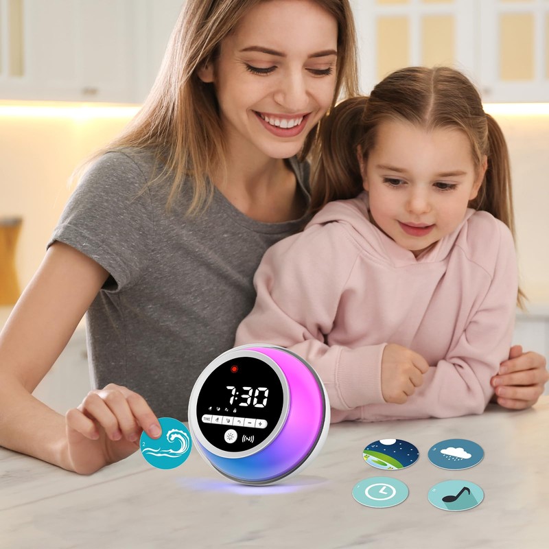 BUTTING Ok to Wake Clock, Kids Alarm Clock with Music
