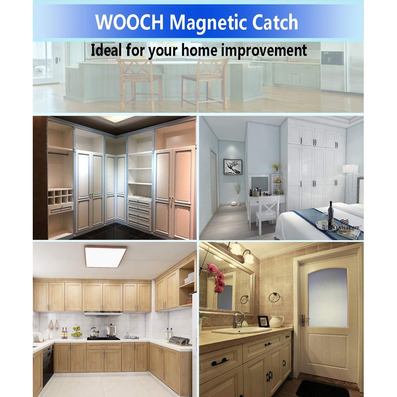 WOOCH Door Magnetic Catch - 90lb High Magnetic Stainless Steel