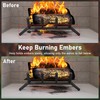Flamorrow Ember Retainer for Fireplace Grates 16 x 10 inch,