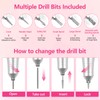 ANGNYA Nail Drill Electric File Machine Set for Gel &