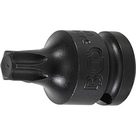 BGS 5486-T55 | Impact Bit Socket | length 42 mm | 12.5 mm (1/2") Drive | T-Star (for Torx) T55