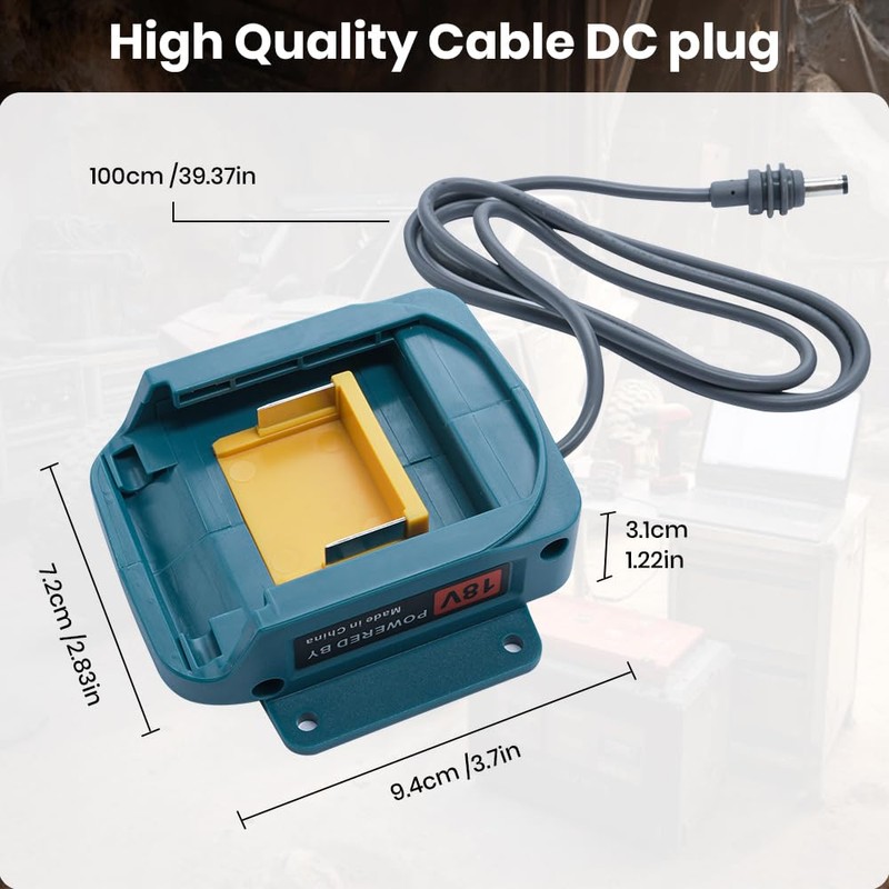 Starlink Mini Battery Adapter for Makita Batteries,3.28FT Cable Charger Compatible