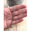 Unbranded 5 Ft. Stainless Steel Cable Chain 6mm X 4.5mm