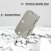 HOSOM 30 Pack Door Hinges 3.5" Satin Nickel Interior Door