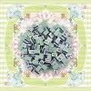 4-layer Professional Mahjong Tiles American Set 160-tile Pale Blue Acrylic