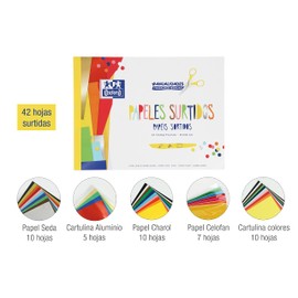 Oxford, Pad Assorted 42 Sheets Assorted Paper Types Soft Cover