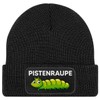 MoonWorks® Men's Beanie with Patch Knitted Hat with Saying Skiing