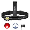 Sofirn HS43 Headlamp with Red Light, 3200 Lumen Rechargeable LED