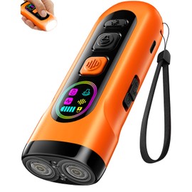 SEDULAN Dog Bark Deterrent Devices Anti Barking Device for Dogs Ultrasonic Bark Stopper Portable Dog Training Tool Indoor Outdoor Up to 50ft Correct Bad Behavior of Own or Neighbor's Dog (Orange)