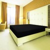 EV DEKOR®MF0001 Fitted Sheet Double, Black - Deep Pocket Bedsheet