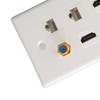 for HDMI and Network Wall Plate, 6 Ports HD Network