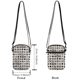 JTOUK Tailor sewing Crossbody Bag Sewing Lover Gift Seamstress Designer Quilting Gift Sewing Themed Gift (Quilt CR EU)