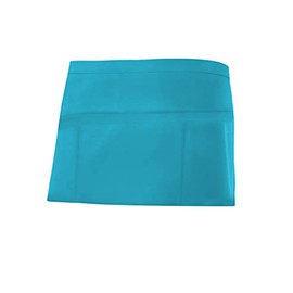 VELILLA Delantal Corto Comandero Short Cooking Apron, Light Turquoise, One Size