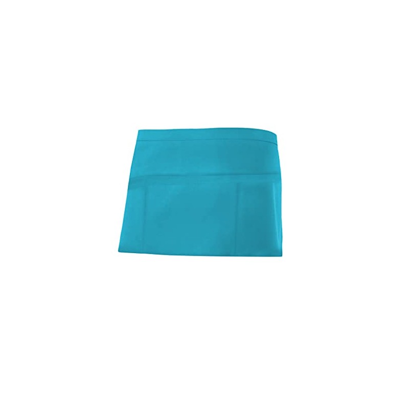 VELILLA Delantal Corto Comandero Short Cooking Apron, Light Turquoise, One