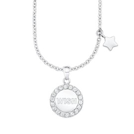 s.Oliver 541 Junior Necklace with Pendant Stainless Steel, Stainless Steel, Cubic Zirconia