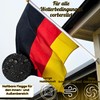 Germany Flag - 90 x 150 cm with Eyelets, Black/Red/Gold