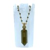 MINERALIST Collection, Smoky Quartz Point Bottle with Beaded Chain, 32",