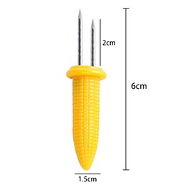 30 Pcs Corn Holders Stainless Steel,Corn on The Cob Forks,Corn on The Cob,Corn Holders,Corncob Holder for Skewers Set,Sweetcorn Holder Prong Kitchen Tool,for Kitchen Gadgets,BBQ,Picnics and Camping