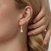 14K Gold Drop Dangle Earrings for Women Cubic Zirconia Hanging