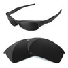 HiCycle2 Mirrored Polarized Replacement Lenses for Oakley Flak Jacket Sunglasses,