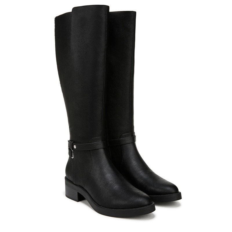 LifeStride Womens Berkley Black Wide Calf 10 W