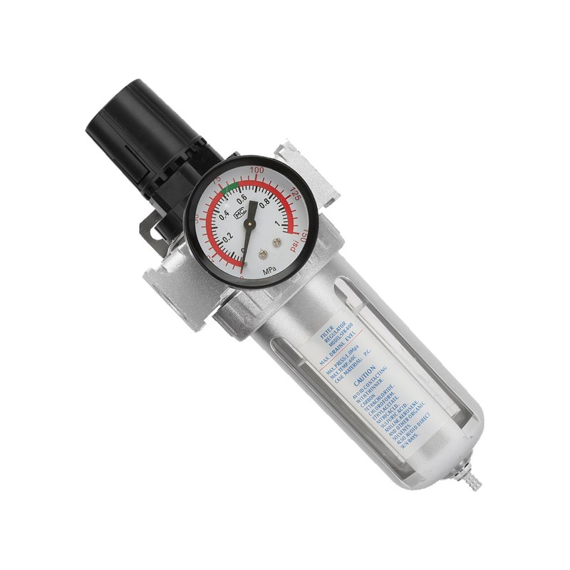 BSP 1/2" Air Compressor Moisture Water Trap Filter Regulator with