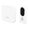 Wireless Doorbell Self Power Long Distance Calling White 52 Music