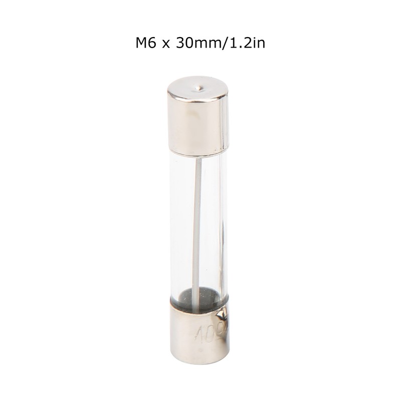2Boxes Glass Tube Fuse Kit M6x30mm 0.5A‑30A Fast Acting Quick