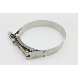 Autobahn88 Stainless Steel Hose T-Bolt Clamp, for Hose OD=3.6-3.9" (92-100mm), for Fuel Pump, Filter, Hose, Plumbing (Pack of 8)