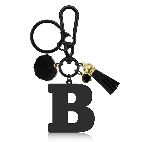 Jielahua Initial Letter A-Z Keychains for Women Keyring for Hangbag