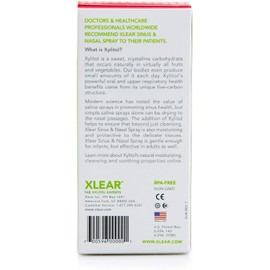 Xlear Natural Nasal Spray with Xylitol, 1.5 fl oz (Pack of 3)