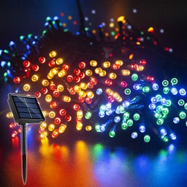 Kikasam [2 Pack Solar String Lights Outdoor, 33Ft 100LED Solar Lights Outdoor Garden Waterproof Solar Fairy Light for Garden Christmas Tree Decorative Gifts Wedding Party-Color