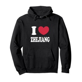 I Love Zhejiang Pullover Hoodie