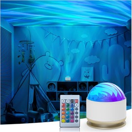 Coollamp Northern Lights Aurora Projector, 16 Colors Lighting Galaxy Sensory Lights, Remote Kids Night Light, Dimmable Mood Lighting with Memory for Playroom Bedroom Teen Girl Gift Christmas Decor