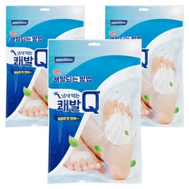 Quick recovery Kwaebal Odor-Eating Kwaebal Q, 3 pieces / 쾌발 냄새 먹는 쾌발Q, 3개